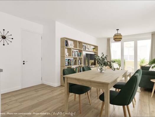 Appartement à vendre - Première occupation 189 000 € 3 pièces 2 chambres 61 m² Étage 1/1 Fargues-Saint-Hilaire 33370