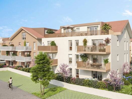 Appartement à vendre - neuf 380 000 € 4 pièces 3 chambres 75 m² Étage 2/3 Centre La Roche-sur-Foron 74800