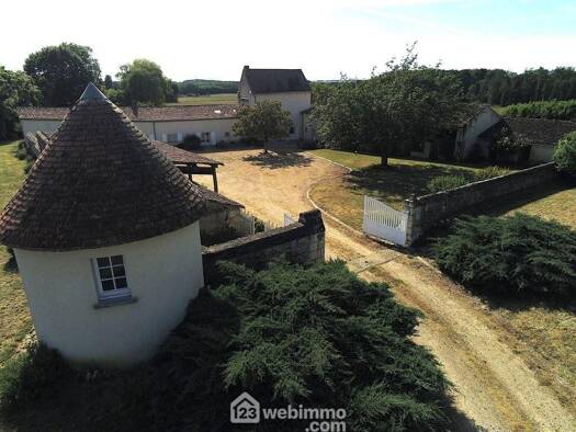 Maison à vendre 230 000 € 7 pièces 3 chambres 215 m² 6 542 m² de terrain Orches 86230