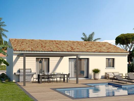 Terrain avec maison neuve à vendre 395 000 € 4 pièces 3 chambres 85 m² 1 920 m² de terrain Solliès-Toucas 83210