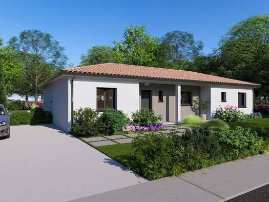 Terrain avec maison neuve à vendre 260 570 € 5 pièces 4 chambres 677 m² de terrain Le Fauga 31410