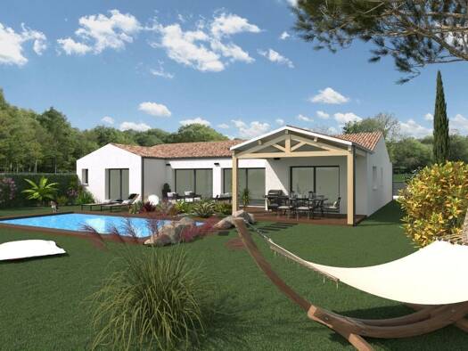 Terrain avec maison neuve à vendre 610 000 € 4 pièces 3 chambres 130 m² 765 m² de terrain Meschers-sur-Gironde 17132