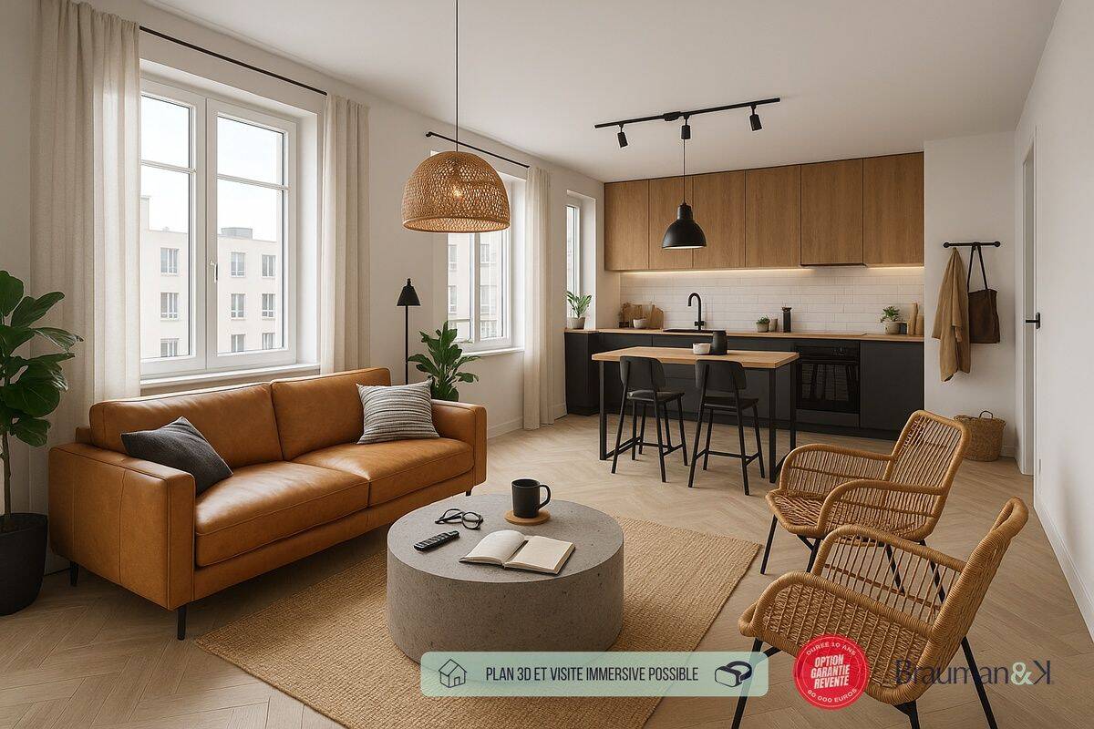Appartement 3 pièces 32 m² · à Caen · 32 m² · 187 900 €