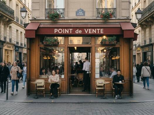 Restauration rapide / Fastfood avec bail commercial 2 300 € 40 m² d'espace de restauration Hôtel de Ville-Planchette Levallois-Perret 92300