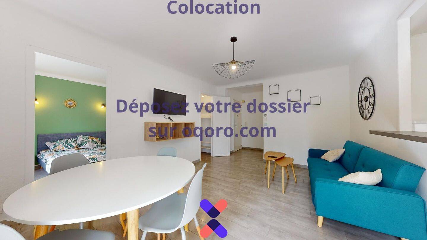 Chambre en colocation appartement meublé — 13