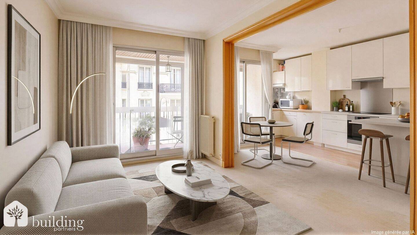 Appartement 2 pièces 48 m² · à Paris 16ème Arrondissement · 48 m² · 625 000 €