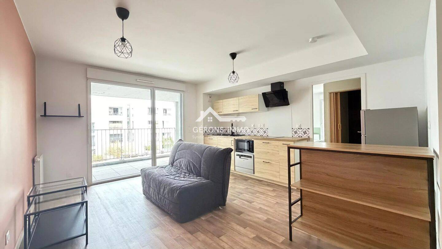 Appartement 2 pièces 44 m² · à Nantes · 43,5 m² · 870 €/mois