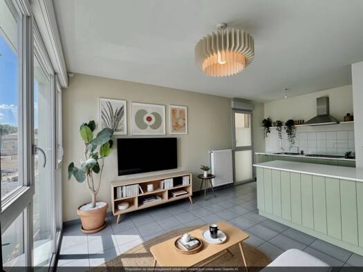 Appartement à vendre 283 000 € 3 pièces 2 chambres 57,7 m² Étage 2/3 Girondins Lyon 7ème arrondissement 69007