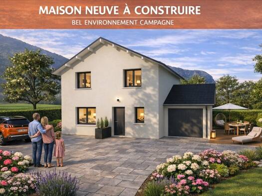 Terrain avec maison neuve à vendre 474 890 € 5 pièces 4 chambres 113 m² 612 m² de terrain Sillingy 74330