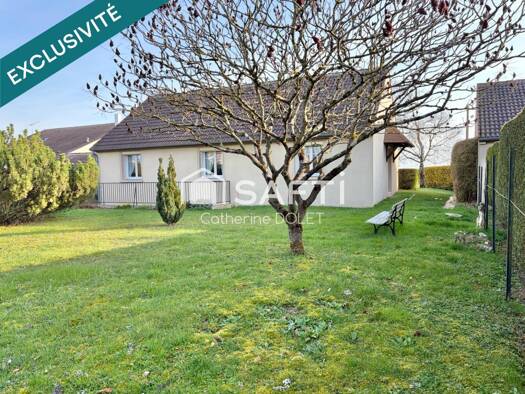 Maison de plain-pied à vendre 221 000 € 5 pièces 3 chambres 100 m² 1 298 m² de terrain L'Épine 51460