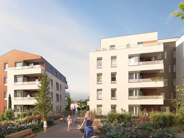 Appartement à vendre - neuf 222 500 € 3 pièces 62,6 m² Étage 1/4 dès le 01/01/2028 Balmes Bourlione Corbas 69960