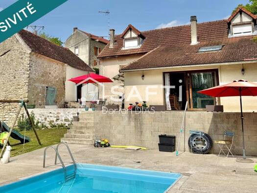 Maison à vendre 200 000 € 6 pièces 4 chambres 140 m² 1 989 m² de terrain Armentières-sur-Ourcq 02210