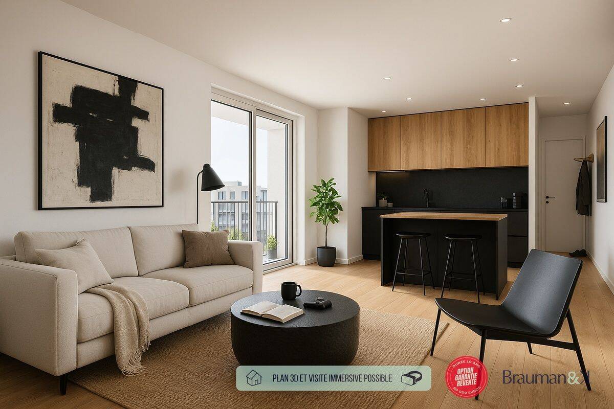 Appartement 4 pièces 77 m² · à Wasquehal · 77 m² · 329 000 €