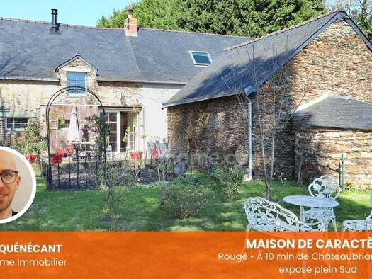 Maison à vendre 293 200 € 4 pièces 3 chambres 188 m² 1 131 m² de terrain Rougé 44660