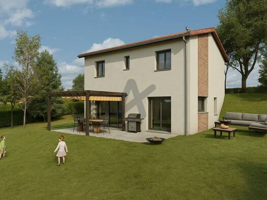 Villa à vendre 339 000 € 6 pièces 3 chambres 114,5 m² 751 m² de terrain Saint-Laurent-de-Chamousset 69930