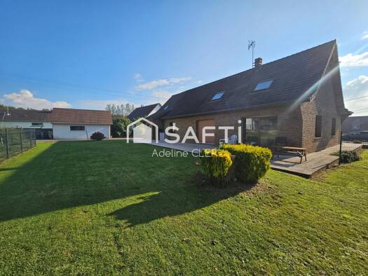 Maison à vendre 271 000 € 4 pièces 3 chambres 149 m² 1 380 m² de terrain Renty 62560