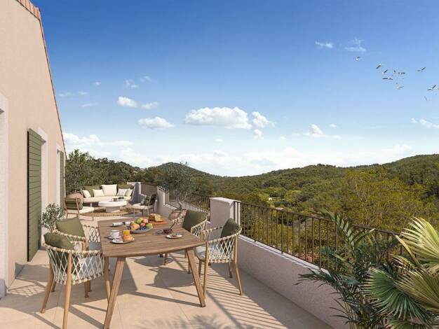 Appartement à vendre - neuf 358 000 € 4 pièces 79 m² Étage 1/2 dès le 31/12/2027 Rognes 13840