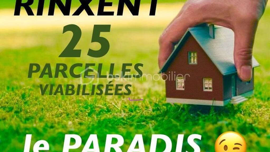 Terrain constructible viabilisé à vendre 68 000 € 380 m² de terrain Fréthun 62185