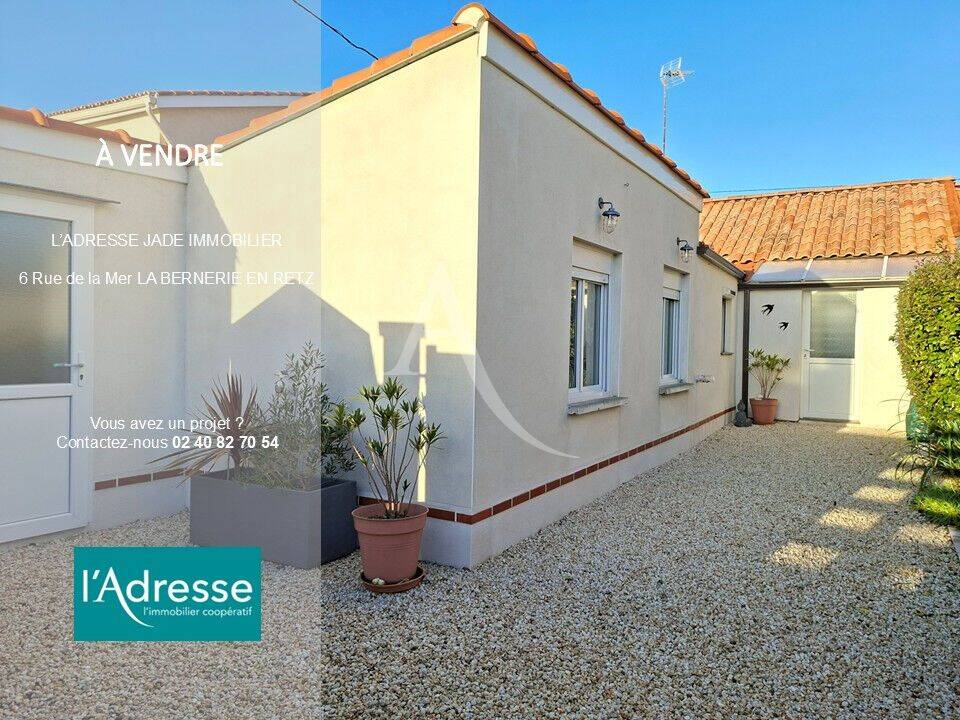 Maison 4 pièces 84 m² · à La Bernerie-en-Retz · 84 m² · 299 500 €