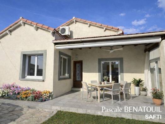 Maison de plain-pied à vendre 360 000 € 3 pièces 2 chambres 70 m² 275 m² de terrain Estroublans Vitrolles 13127