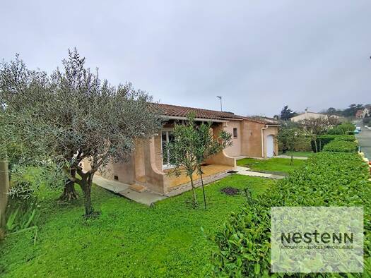 Maison de plain-pied à vendre 229 000 € 4 pièces 3 chambres 85 m² 490 m² de terrain Prairie-Promelles-Faubourg du Soleil Alès 30100
