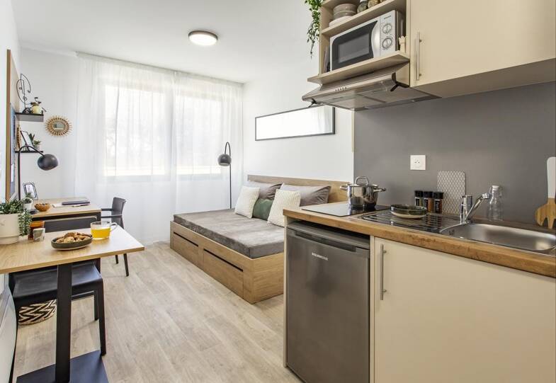 Appartement à louer 565 € 1 pièce 16 m² Rangueil-Sauzelong-Pech David-Pouvourville Toulouse 31400