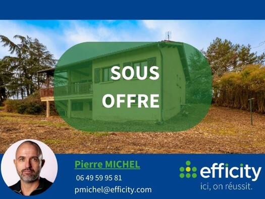 Villa à vendre 240 000 € 4 pièces 3 chambres 105 m² 2 500 m² de terrain Bibost 69690