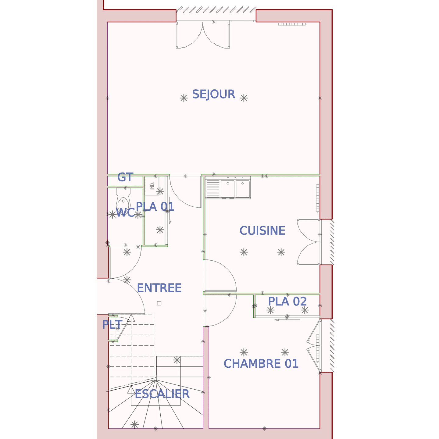 Appartement 4 pièces 87 m² · à Saint-Pierre-de-Belleville · 87 m² · 1 060 €/mois