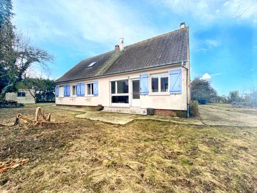 Maison à vendre 159 000 € 5 pièces 4 chambres 120,6 m² 1 001 m² de terrain Domléger-Longvillers 80370