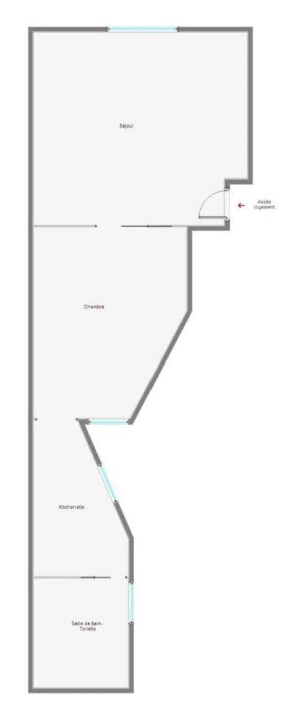 Appartement 2 pièces 33 m² · à Reims · 33 m² · 99 000 €