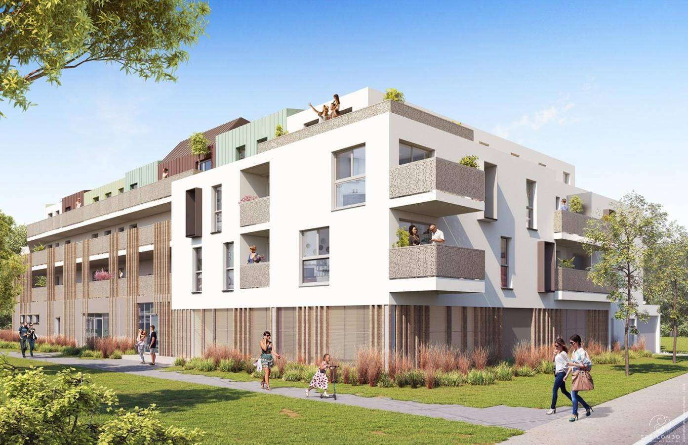 Appartement 3 pièces 67 m² · à Saint-Sébastien-sur-Loire · 67 m² · 802 €
