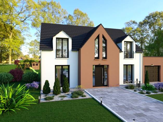 Terrain avec maison neuve à vendre 447 000 € 4 pièces 3 chambres 133,7 m² Écharcon 91540