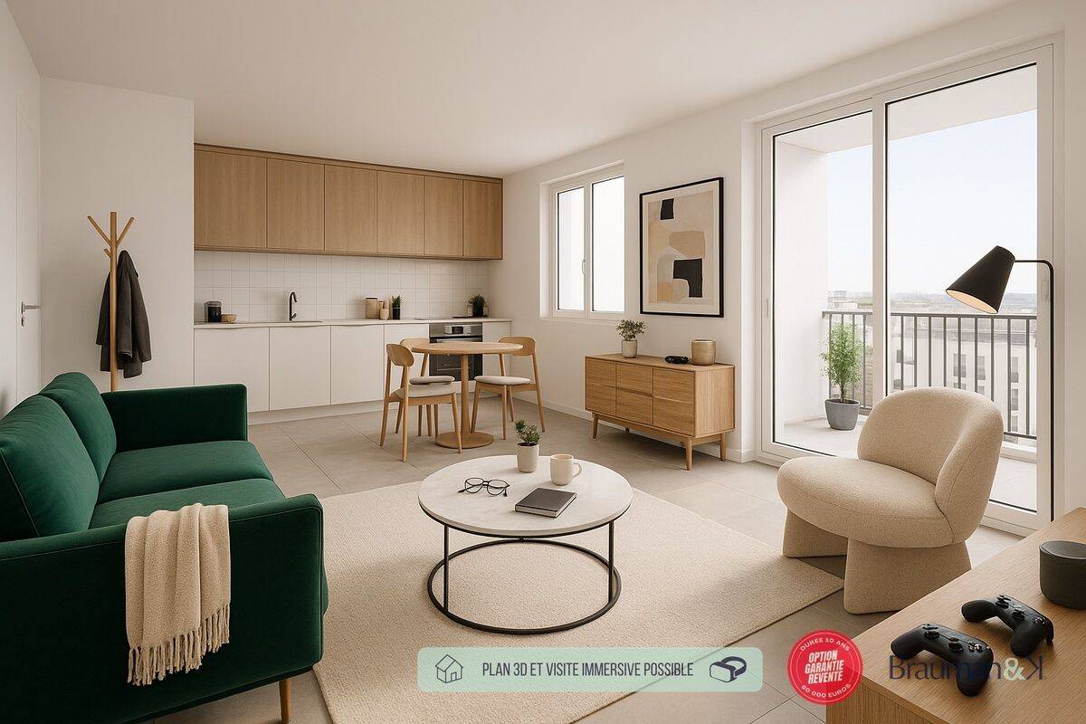 Appartement 2 pièces 48 m² · à Dijon · 48 m² · 199 500 €