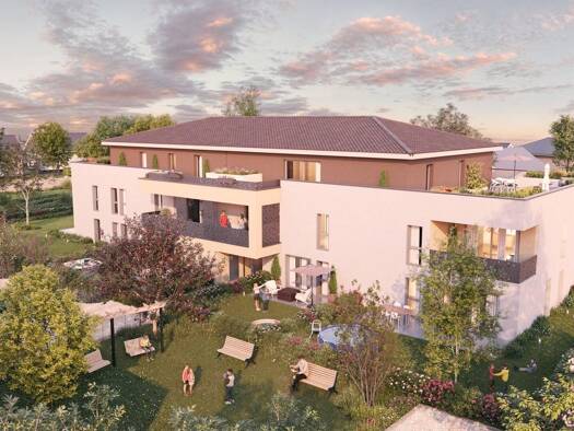 Appartement à vendre - neuf 189 000 € 2 pièces 1 chambre 46 m² dès le 31/03/2027 Pont-de-Chéruy 38230