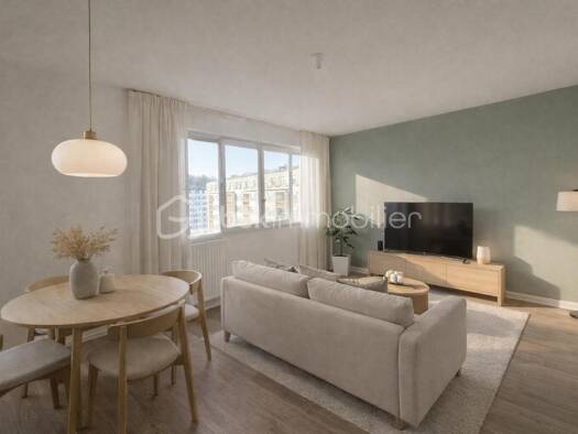 Appartement à vendre 104 200 € 3 pièces 2 chambres 66,3 m² Étage 7/17 Les Fontaines Tours 37200