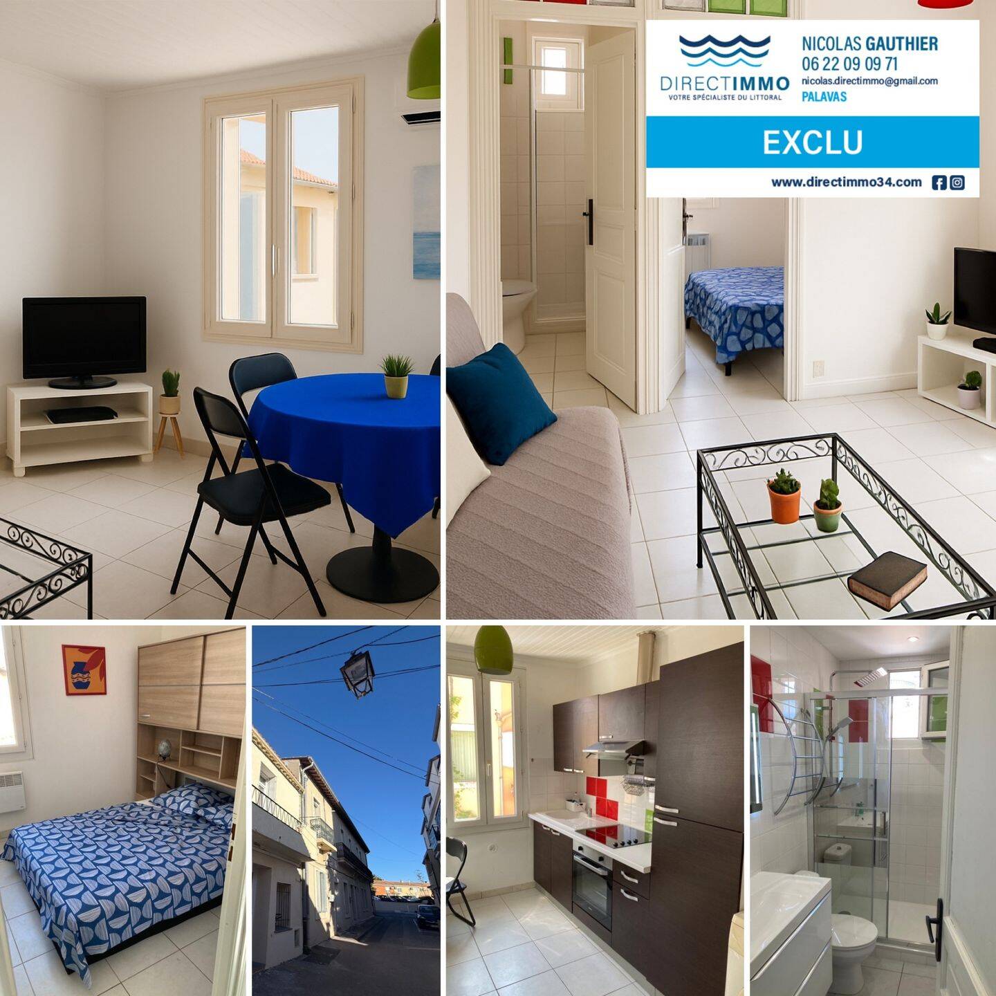 Appartement 2 pièces 29 m² · à Palavas-les-Flots · 29,2 m² · 159 000 €