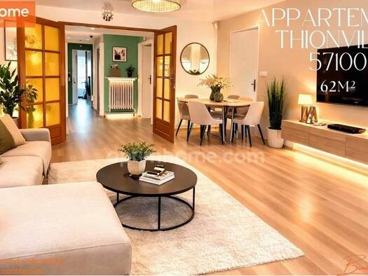 Appartement à vendre - Première occupation 175 000 € 3 pièces 2 chambres 63 m² Étage 8/8 Liberation Thionville 57100