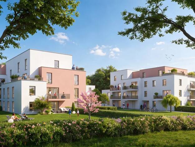 Appartement à vendre - neuf 338 700 € 4 pièces 3 chambres 83 m² 1er étage Kembs 68680