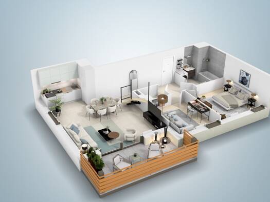 Duplex à vendre - neuf 446 000 € 4 pièces 4 chambres 121 m² dès le 31/03/2026 Bons-en-Chablais 74890