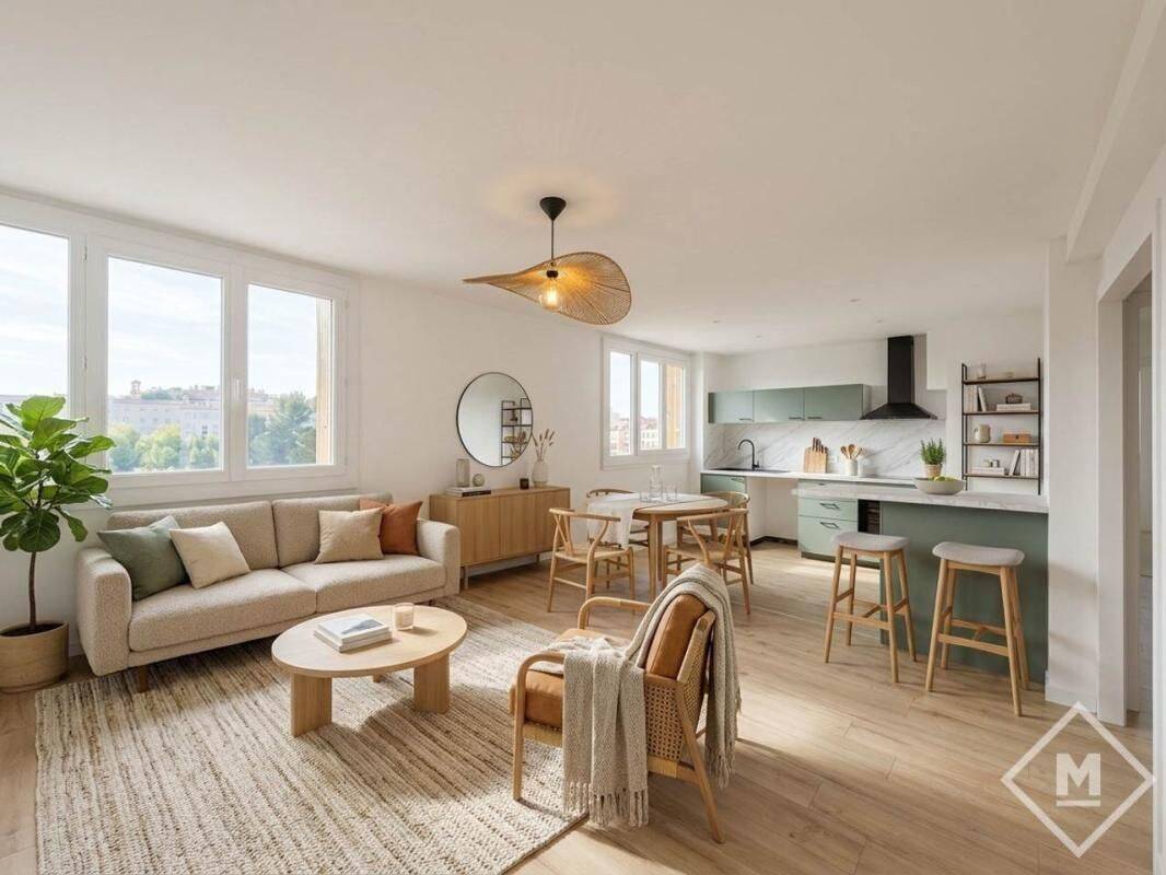 Appartement 3 pièces 64 m² · à Marseille 4ème Arrondissement · 64 m² · 199 000 €