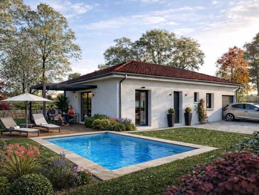 Terrain avec maison neuve à vendre 269 000 € 4 pièces 3 chambres 91 m² 547 m² de terrain Les Avenières Veyrins-Thuellin 38630