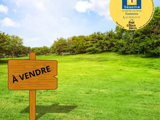 Terrain constructible viabilisé à vendre 149 000 € 531 m² de terrain Bernes-sur-Oise 95340