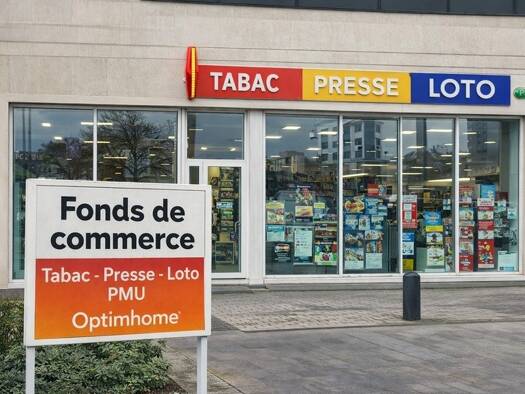 Tabac-Presse-Loto à vendre Fonds de commerce 131 380 € 2 pièces 111 m² de surface de vente Malakoff Nantes 44000