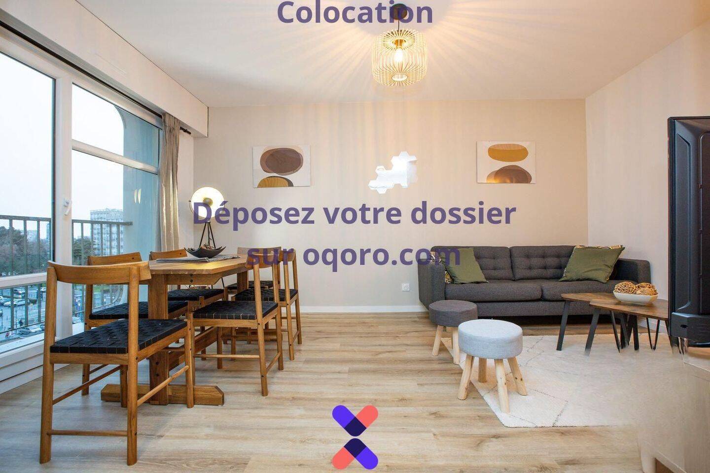 2 pièces 91 m² · à Rennes · 91,3 m² · 439 €