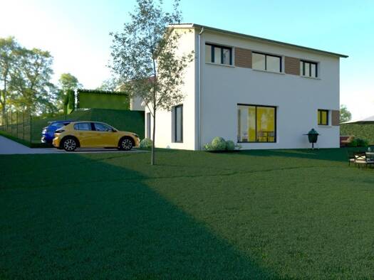 Terrain avec maison neuve à vendre 476 800 € 5 pièces 3 chambres 120 m² 1 058 m² de terrain Fleurieux-sur-l'Arbresle 69210