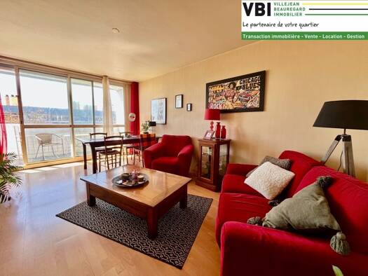 Appartement à vendre 192 900 € 4 pièces 3 chambres 75 m² Étage 7/7 Villejean-Beauregard Rennes 35000
