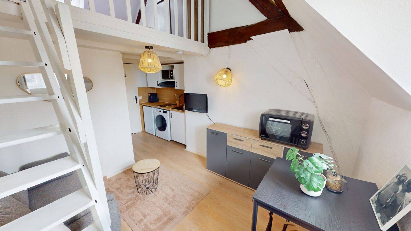 Appartement 2 pièces 17 m² · à Orléans · 17,3 m² · 595 €