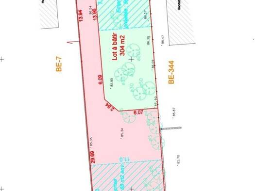 Terrain constructible à vendre 235 000 € 536 m² de terrain Descartes Champs-sur-Marne 77420
