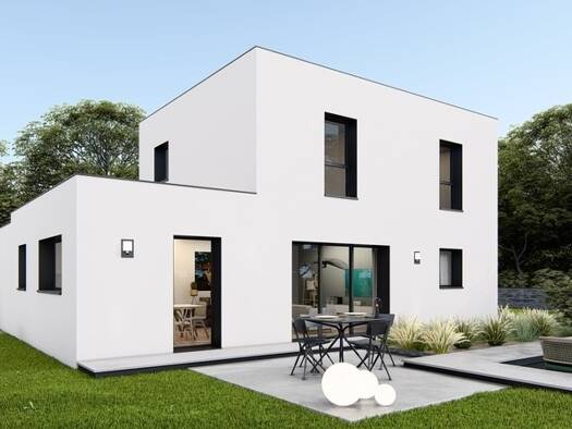 Terrain avec maison neuve à vendre 258 000 € 6 pièces 4 chambres 105 m² 450 m² de terrain Canick-La Vache Blanche-Le Drennec Landivisiau 29400