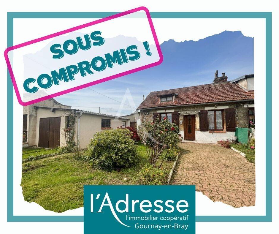 Maison 3 pièces 61 m² · à Gournay-en-Bray · 60,6 m² · 118 500 €